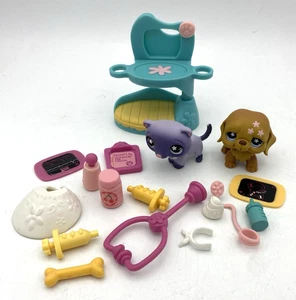 Littlest Pet Shop LPS Cozy Care Center Gen 2 #482 Ferret #481 St. Bernard - Picture 1 of 8