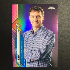2020 Topps Chrome Formula 1 F1 #89 James Key Purple Refractor /399 - Picture 1 of 2