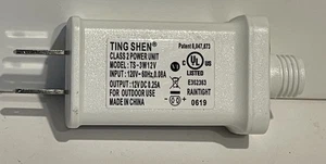 Ting Shen Model TS-3W12V LED Netzteil 12V 0,25A geprüft weiß regendicht - Bild 1 von 3