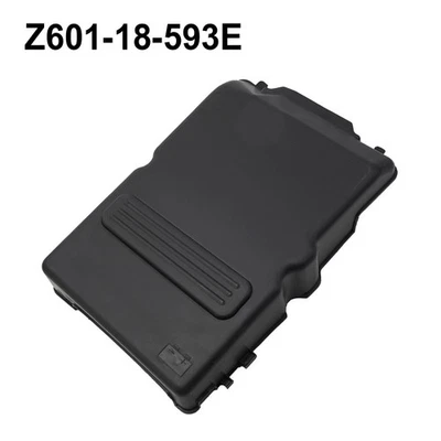 1pc Plastic Battery Box Cover Black Fitment For Mazda 3 2004-2012 Z601-18-593E - Image 1 of 4