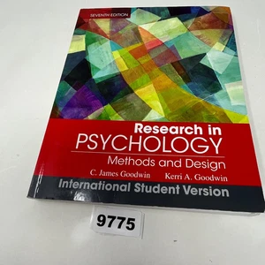 Forschung in der Psychologie: Methoden & Design von Goodwin - 7. Internationale Ausgabe - Bild 1 von 12