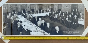 PATERSON BRIEFMARKEN SAMMLERCLUB 1940 GRUPPENFOTO ROBIN HOOD INN NJ - Bild 1 von 21