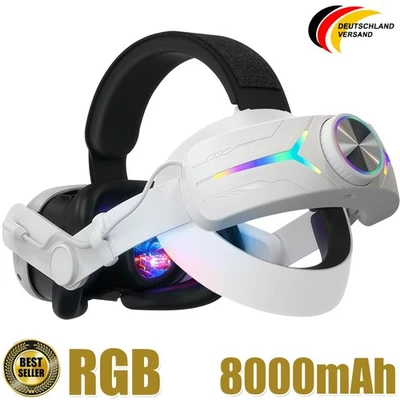 Elite Strap Headstrap for Meta Quest3 with 8000mAh Battery, Accessories Adjustable - - Image 1 of 4
