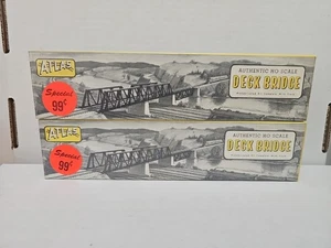 2 ×Atlas Deck Bridge Kit HO Scale No. 84 New Sealed Packages. - Picture 1 of 3