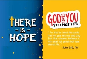 Gospel Tract für Jugendliche und Erwachsene - Größe: 3 x 4,5 Zoll - 24 pro - Bild 1 von 4