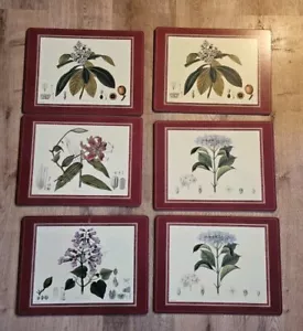 Flora Japonica Pimpernel Place mat set of 6 from Harrods Knightsbridge - Picture 1 of 6