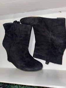 Vince Camuto Bootie, Women's Size 11M, Black Suede - Picture 1 of 11