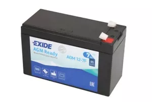 EXIDE AGM Ready 12-7F Motorrad Batterie 12V 7Ah 85A Backup Alarmanlage Quad ATV - Picture 1 of 3