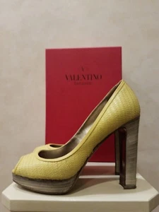 Gorgeous Valentino Platform Pump Open Toe Shoes EUR 38 - Picture 1 of 8