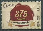 Estland 2013 375 Jahre Postdienst Siegel 775 postfrisch