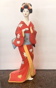 Figura Doncella Canción de Otoño Canciones de las Temporadas Muñeca Hakata 1985 Japón 14,5”h - Imagen 1 de 20
