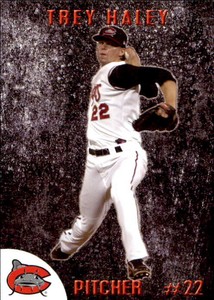 2012 Carolina Mudcats Team Issue 16 Trey Haley San Augustine Texas Baseball Card