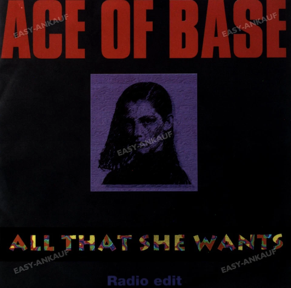 Ace Of Base - All That She Wants (Radio Edit) 7" (VG+/VG+) ' - Image 1 of 1