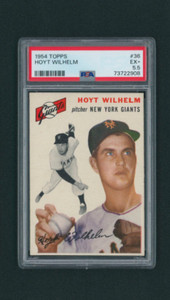 1954 Topps Hoyt Wilhelm #36 PSA 5.5 EX+ NEW YORK GIANTS