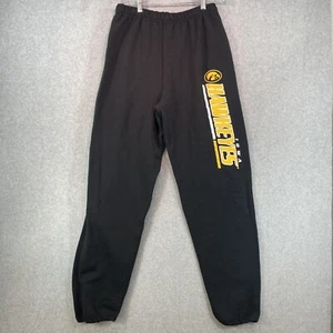 Iowa Hawkeyes Sweatpants Adult Small Black Joggers Jerzees Nublend Logo - Picture 1 of 9