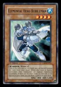 Elemental Hero Bubbleman Rare CRV-EN014 Cybernetic Revolution 1st Edition - Picture 1 of 2