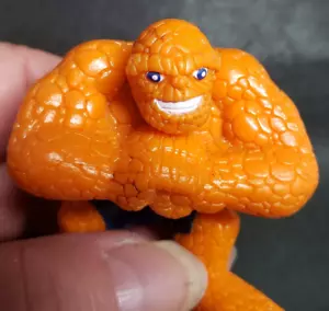 Marvel Super Hero Squad 2008 Fantastic Four Orange THE THING Cake topper Easter - Picture 1 of 6