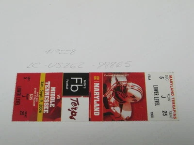 Sept 9, 2006 Maryland Terrapins vs Middle Tennessee Ticket - Image 1 of 2