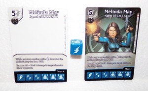 Dice Masters: Melinda May Agent of S.H.I.E.L.D Full Art PROMO, Blank card, die N