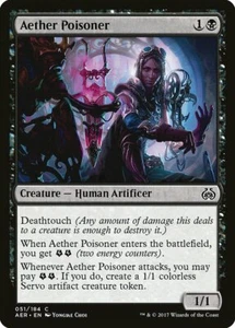 4 Aether Poisoner 4x x4 - NM - Aether Revolt - SPARROW MAGIC mtg - Picture 1 of 1