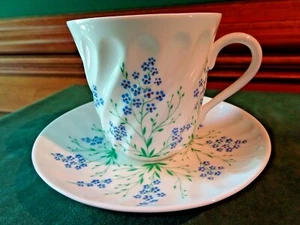 TAZZA E PIATTINO IN PORCELLANA LOMONOSOV BY THE BROOK, URSS, DESIGN BORISOV - Foto 1 di 9