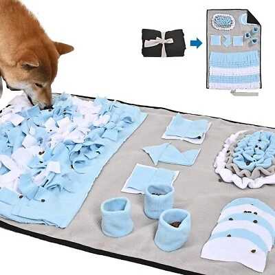 Dog Pet Snuffle Mat Nose Training Sniffing Pad Game ToyFeeding Cushion Blanket - Image 1 of 4