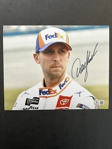 Denny Hamlin autographed signed 8x10 photo Beckett BAS COA NASCAR Daytona Racing - Picture 1 of 1