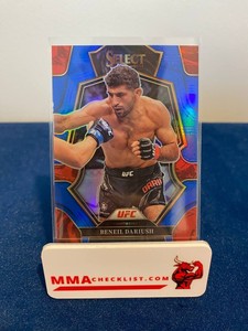 2023 Panini Select UFC Premier Level Blue Prizm /199 Beneil Dariush #110