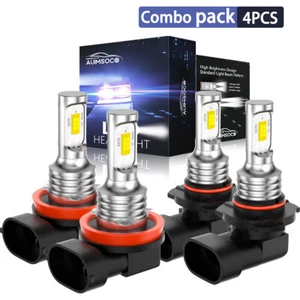 For Toyota Highlander 2011-2013 Combo LED Headlight High/Low Beam Light Bulbs - Picture 1 of 11