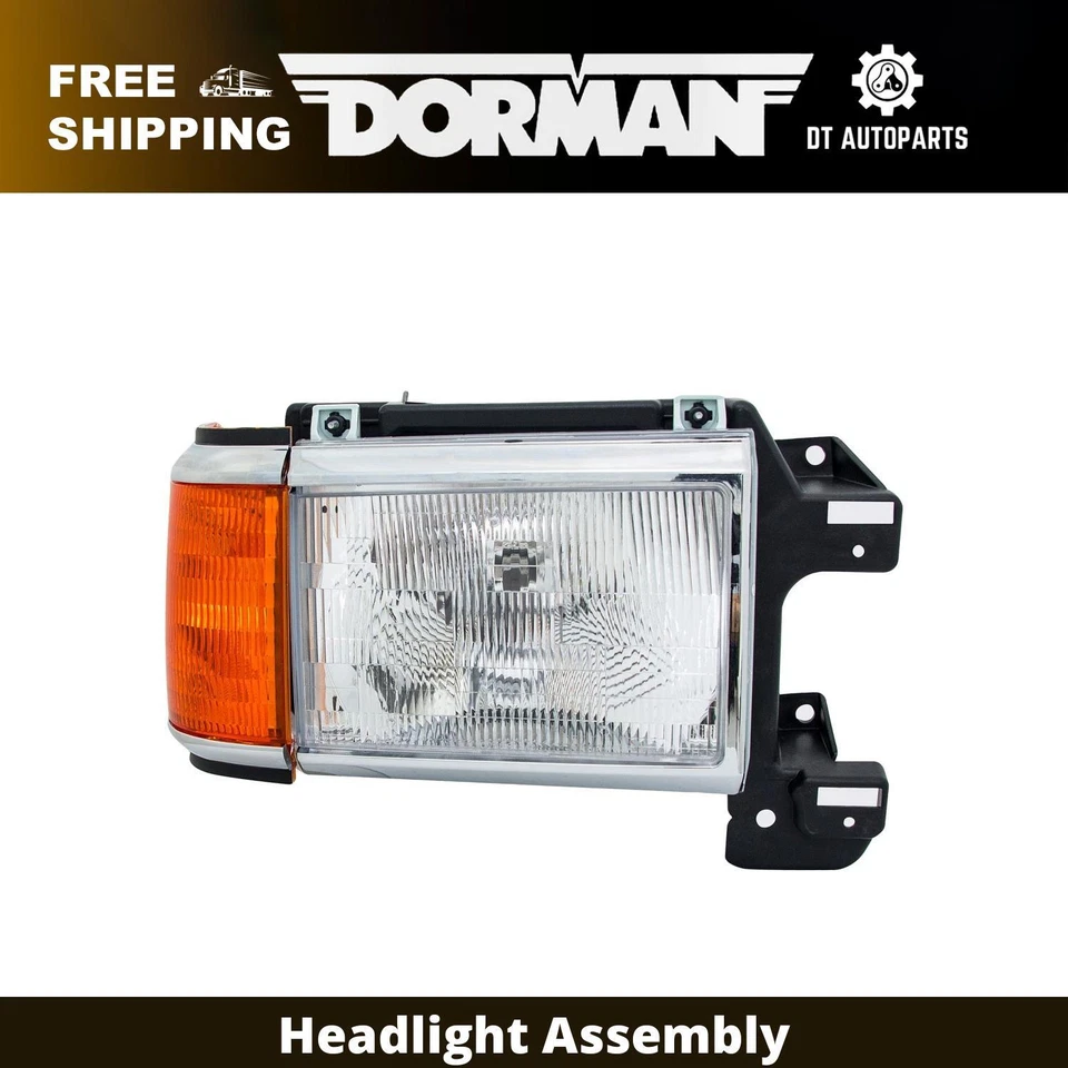 Conjunto de faros derecho para Ford F-350 Dorman 1987-1991 1988 1989 1990 Foto 1 de 4
