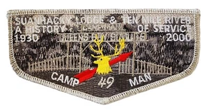 Solapa de bolsillo Lodge 49 Suanhacky S30 2000 Camp Man 70th Ann OA BSA - Imagen 1 de 1
