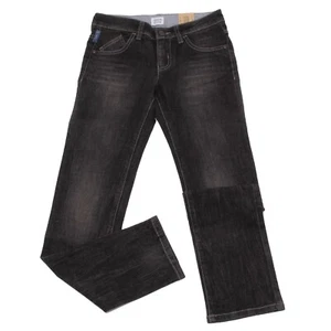 3851U jeans bimbo ARMANI JUNIOR nero delave' trouser pant kid boy - Picture 1 of 4