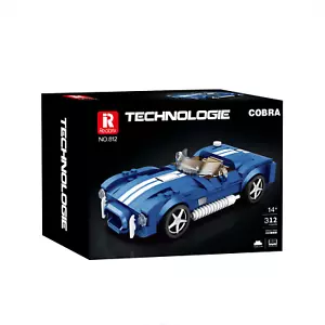 NISB Speed Champions 1965 Shelby Cobra , 1:24 Scale, Building Kit, 312 pcs - Picture 1 of 10