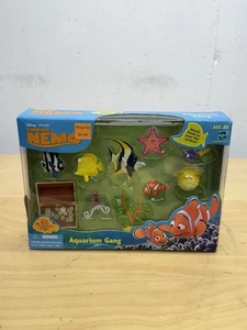 Vintage Disney Pixar Finding Nemo Aquarium Gang Figures 2002 Hasbro In Box Rare - Picture 1 of 8