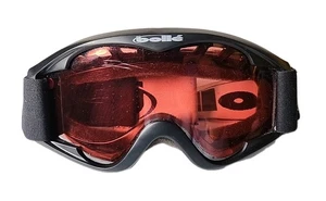 Gafas Bollé de Colección Esquí Snowboard Negras Marcos Ajustables Usadas Lente Rayada - Imagen 1 de 6