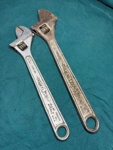 Diamalloy Adjustable Cresent Wrenches 10" & 12" Diamond Tool & Horseshoe Co USA - Picture 1 of 9