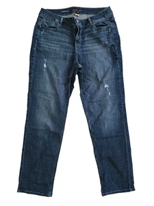 Pantalones de mezclilla para mujer Lane Bryant pierna recta azul desgastado talla 20L - Imagen 1 de 7
