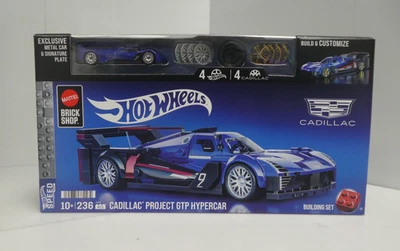 Mattel Brick Shop Hot Wheels Cadillac Project GTP Hypercar juguete de construcción Foto 1 de 2