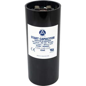 Appli Parts motor start capacitor 540-640 Mfd (microfarads) uF 250 VAC universal - Picture 1 of 8