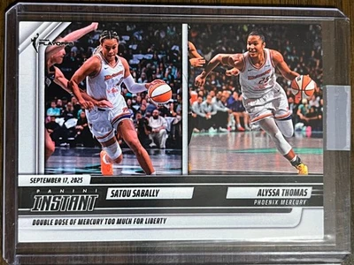 2025 Panini Instant WNBA #296 Satou Sabally Alyssa Thomas Phoenix Mercury - Image 1 of 2
