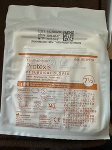 13 Paar CardinalHealth 2D72PT75X Protexis PI OP-Handschuhe Größe 7 1/2 05-31-26 - Bild 1 von 3