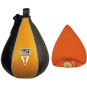 Title Boxing Leather Speed Bag and Bladder - Large - Picture 1 of 3