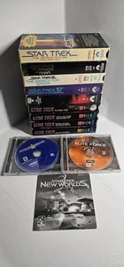 Star Trek Movies And Episodes VHS Tape Lot And Computer Games - Picture 1 of 11