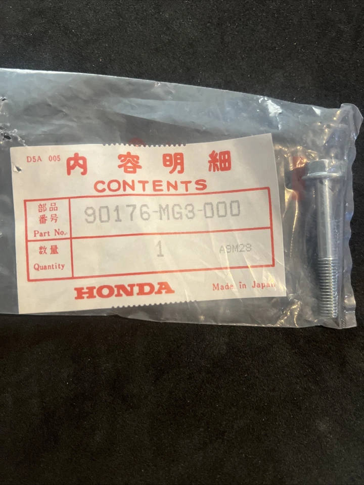 Nuevo de Lote Antiguo Honda NX650 XL350 R XL600 R XR500 R Tornillo basculante 90176-MG3-000 A42 Foto 1 de 1