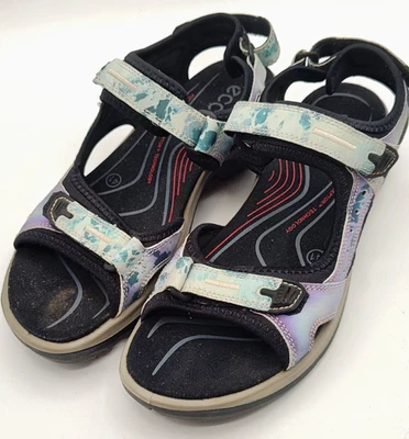 ECCO Yucatan Sport Sandal Women’s EU 41 US 10-10.5 Leather Hiking Trail Shoes - Image 1 of 4