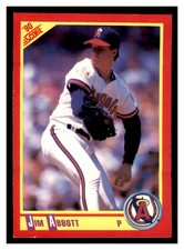 1990 Score #330 JIM ABBOTT California Angels ~D1S