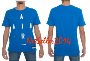 SZ XL 🆕 Nike Men's Mark 2 Air Branded Retro Blue Basketball T-Shirt 806962-446 - Picture 1 of 6