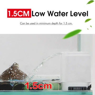 3 IN 1 Turtle Tank Internal Filter Low Water Level Circulatory Canister Filter - Image 1 of 4