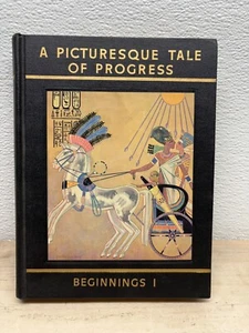 Vintage 1952 Eine malerische Geschichte des Fortschritts Anfänge Teil I Hardcover Buch - Bild 1 von 12