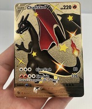 ????????Carte Pokémon Dracaufeu Charizard V Shiny 79/73 PSA Métal Gold Card Karten????